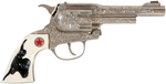 HUBLEY "TEXAN JR." BOXED CAP GUN PAIR.