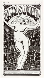 BILL GRAHAM CONCERT POSTER BG-29 FEATURING THE SOUND.