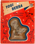 1956 "BIG LEAGUE STARS" CARDED YOGI BERRA STATUE.