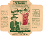 HOPALONG CASSIDY CLOTHES RACK/MILK BOTTLE/HOPALONG-AID DRINK PACK.