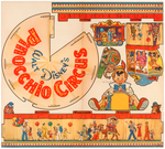 "PINOCCHIO CIRCUS" PREMIUM WITH COMPLETE BREAD CARD SET.