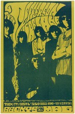 JEFFERSON AIRPLANE 1967 FRESNO CONCERT HANDBILL.