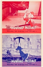 LUDWIG VON DRAKE "THE HUNTING INSTINCT" LOBBY CARD SET.