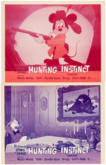 LUDWIG VON DRAKE "THE HUNTING INSTINCT" LOBBY CARD SET.