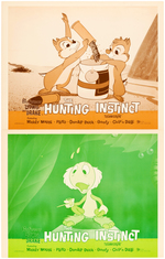 LUDWIG VON DRAKE "THE HUNTING INSTINCT" LOBBY CARD SET.