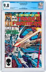 "TRANSFORMERS" #4 MARCH 1985 CGC 9.8 NM/MINT (FIRST SHOCKWAVE).