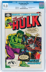 "INCREDIBLE HULK" #271 MAY 1982 CGC 9.0 VF/NM (FIRST COMIC ROCKET RACCOON).