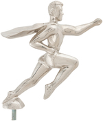 SUPERMAN HOOD ORNAMENT (SMALL SILVER).