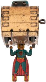 "SUPERMAN TURNOVER TANK" BOXED MARX WIND-UP (GOLD VARIETY).