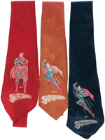 "SUPERMAN" TIE TRIO.