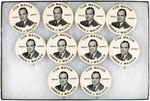 TEN BOB HOPE AS 1920s NYC MAYOR JIMMY WALKER 1957 MOVIE BUTTONS/TWO STYLES.