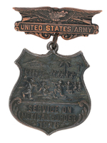 MEXICAN BORDER WAR 1916 "SERVICE" BADGE  FOR NATIONAL GUARD AND BLACK CAVALRY BUFFALO SOLDIERS.