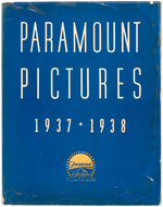 "PARAMOUNT PICTURES 1937-1938" EXHIBITOR BOOK.