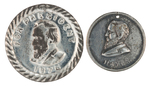 HAYES PAIR OF RARE TOKENS.