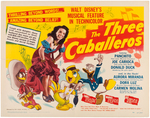 "THE THREE CABALLEROS" HALF-SHEET POSTER.