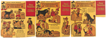 SNOW WHITE, PINOCCHIO & FERDINAND THE BULL POST TOASTIES BOX BACKS LOT.