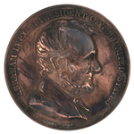 ABRAHAM LINCOLN DATED 1865 ABOLITION OF SLAVERY MEDAL.