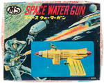 "SPACE WATER GUN" STORE DISPLAY BOX & GUNS.