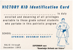 SUPERMAN "VICTORY KID IDENTIFICATION CARD."