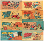 "WALT DISNEY CHEERIOS POCKET SIZE COMIC BOOKS" COMPLETE PREMIUM SET WITH "DONALD DUCK'S ATOM BOMB."