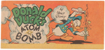 "WALT DISNEY CHEERIOS POCKET SIZE COMIC BOOKS" COMPLETE PREMIUM SET WITH "DONALD DUCK'S ATOM BOMB."