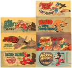 "WALT DISNEY CHEERIOS POCKET SIZE COMIC BOOKS" COMPLETE PREMIUM SET WITH "DONALD DUCK'S ATOM BOMB."