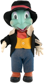 PINOCCHIO - JIMINY CRICKET LARGE GUND DOLL.