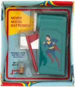 SUPERMAN BOXED RADIO & "FLASHMITE" FLASHLIGHT.