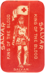 SALVAR/KING OF THE BLOOD RARE MEDICAL PRODUCT ADVERTISING MIRROR.