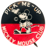 RARE AND EARLY AUSTRALIAN MICKEY MOUSE CLUB AD BUTTON FROM SAUCE MAKER.