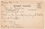 VOTES FOR WOMEN SUFFRAGE POST CARD WITH KANSAS CONTENT, RIBBON AND NEW YORK STATIONERY.