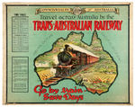 “TRANS AUSTRALIAN RAILWAY” POSTER.