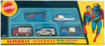 SUPERMAN BOXED CORGI TRIO.