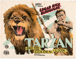 "TARZAN AND THE GOLDEN LION" TITLE CARD.