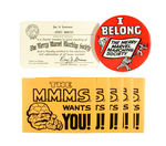 "MERRY MARVEL MARCHING SOCIETY" MARVEL COMICS CLUB KIT.