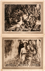 "THE SON OF TARZAN" LOBBY CARD LOT.