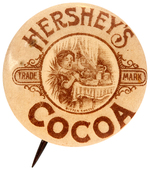 FIRST HERSHEY'S COCOA RARE 1896-98 BUTTON HAKE CPB BOOK COLOR PAGE SPECIMEN.