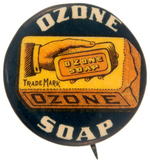 OZONE SOAP EARLY 1900s AD BUTTON HAKE BOOK CPB 1896-1986 COLOR PAGE SPECIMEN.