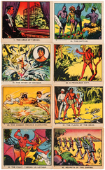 "TARZAN AND THE CRYSTAL VAULT OF ISIS" SCHUTTER-JOHNSON CANDY CORP. CARD SET.