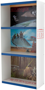 "STAR WAR: "RETURN OF THE JEDI" CHILD'S BOOKSHELF WITH SHIPPING CARTON.