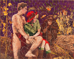 "TARZAN OF THE APES JIG-SAW" PREMIUM PUZZLE.