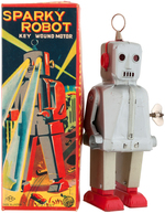 "SPARKY ROBOT" BOXED WIND-UP.