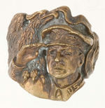 FIRST SEEN EXCEPTIONAL GENERAL MacARTHUR RING, LIKELY A PROOFING EXAMPLE BY UNCAS.