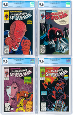 TODD McFARLANE "AMAZING SPIDER-MAN" CGC LOT.