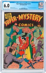 "SUPER-MYSTERY COMICS" VOL 2 #5 DECEMBER 1941 CGC 6.0 FINE.