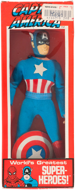 "CAPTAIN AMERICA" BOXED MEGO ACTION FIGURE.