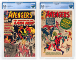 "AVENGERS" #5-6 CBCS PAIR (FIRST BARON ZEMO & MASTERS OF EVIL).