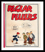 "REG'LAR FELLERS" COMIC STRIP REPRINT BOOK BY CUPPLES & LEON.