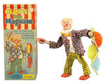 "CLOWN THE MAGICIAN" BOXED BATTERY OPERATED TOY.