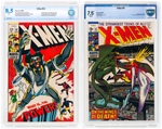 "X-MEN" #56 & #61 CBCS PAIR (FIRST LIVING MONOLITH).